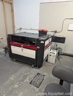 HP-2440 CO2 Laser Cutter and Engraver with S and A CW-5200 Industrial Water Chiller