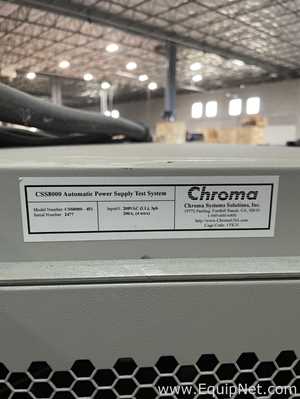 Verificador de comunicación Chroma Systems Solutions Inc. CSS8000-451