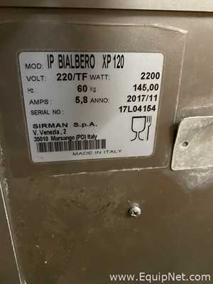Misturador Industrial Sirman S.p.A. IP Bialbero XP 120