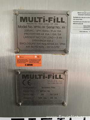 Envasadora Multi Fill MPFSC-120
