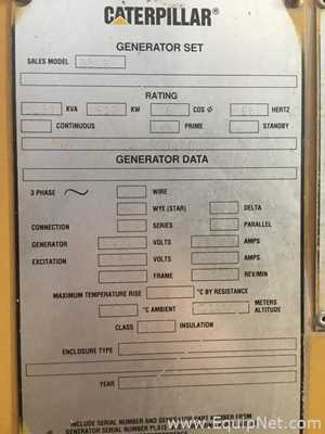 Generador Diesel CAT 3508DITA