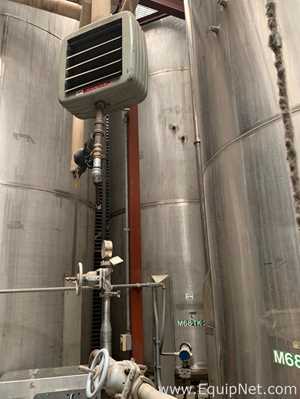奶油城信用社锅炉有限公司不锈钢纯化水储罐6000加仑