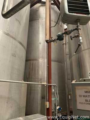 奶油城锅炉有限公司6000加仑不锈钢纯净水储罐