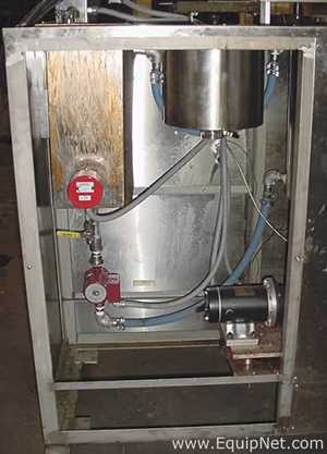 J G Machine Works Electrically Heated 15 Gallon Mixing Tank With Sweep Agitation