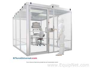 Unused Clean Room; Hardwall ValuLine, Clear Acrylic Panels 12 x 12 x 8 With Filters
