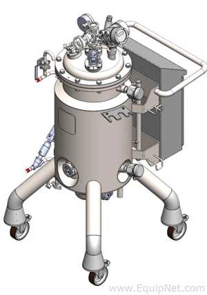 Raff and Grund Mobile 80 Litre Stainless Steel Jacketed Vessel with Magnetic Driven Agitator