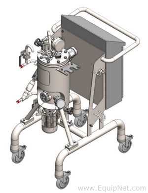 Tanque - Vaso de Pressão aço inox Raff And Grund 7 L Mobile Fraction Vessel.  7 Litros