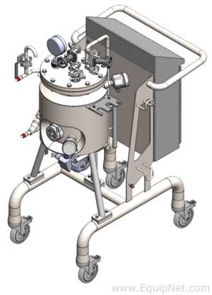 Raff and Grund Mobile 20 Litre Stainless Steel Jacketed Vessel with Magnetic Driven Agitator