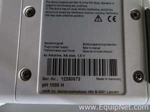 VWR International PH1000 H pH Meter