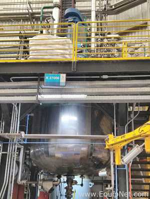 3V Glasscoat 13,000 Liter Glass Lined Reactor