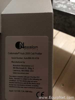Analisador de Células Sanguíneas Nexcelom Cellometer Auto 2000