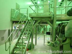 Mezzanine De Acero Inoxidable Con Escaleras Y Rieles