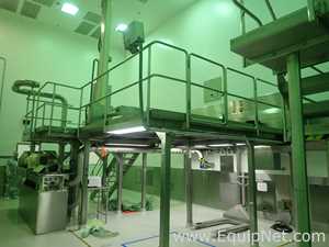 Mezzanine De Acero Inoxidable Con Escaleras Y Rieles