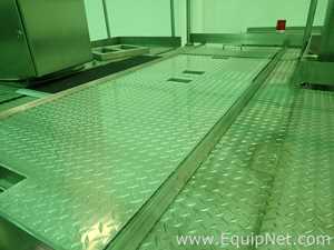 Mezzanine De Acero Inoxidable Con Escaleras Y Rieles