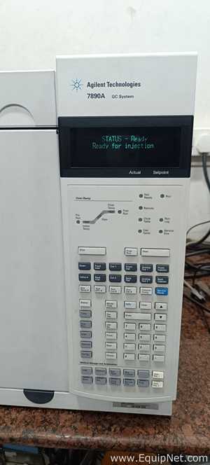 Cromatógrafo a Gás Agilent Technologies 7890A