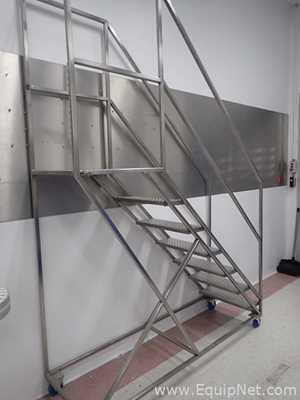 Escalera De Acero Inoxidable De 7 Niveles