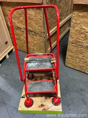 Steel Portable Step Ladder with 2 Steps