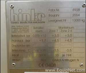 Tanque Acero inoxidable Hinke Tanks Behalter Anlagen 