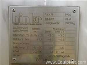 Tanque Acero inoxidable Hinke Tanks Behalter Anlagen 