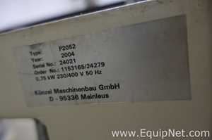 Kunzel P2052 Sieving Machine
