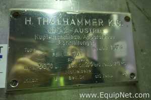 Thalhammer 5370 Liters Vertical Stainless-Steel Tank