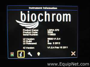 BioChrom Libra S70 Spectrophotometer