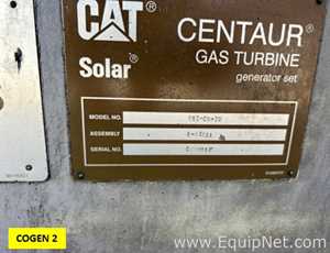 Gerador a Petróleo ou Gás Solar Turbines GS1-CU-ID