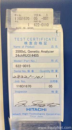 Applied Biosystems 3500xL Genetic Analyzer Analyzer