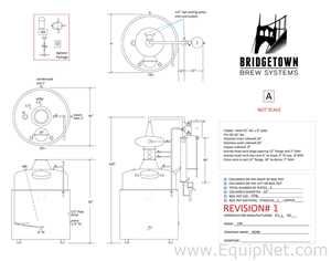 Equipamento de fabricação de cerveja e destilação Bridgetown Brew Systems 225 Gallon 2 Plate Reflux single batch Distillation Unit.  225 Galão