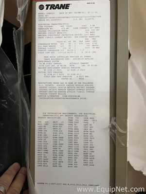 Unused Trane CVHF620 Water Cooled CenTraVac 620 Ton Chiller - CWC-2