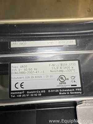Horno De Secado Memmert UN30