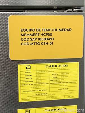 Camara De Humedad Memmert HCP50