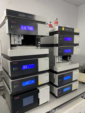 UHPLC Thermo Scientific UltiMate 3000 Con Automuestrador RS y Detectores Tipo DA, WL y CA