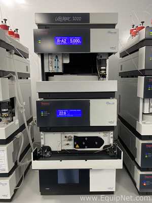 UHPLC Thermo Scientific UltiMate 3000 Con Automuestrador RS y Detectores Tipo DA, WL y CA