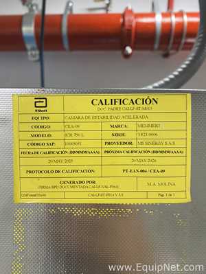 Camara De Estabilidad Climática Memmert ICH750L