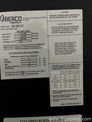 Calentador por Gas, Petróleo, Carbón, Electricidad Aerco BMK-5000 LGP