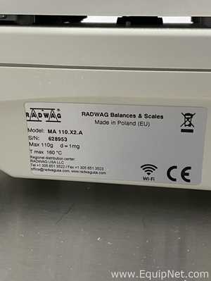 Balanza Termica Radwag MA 110.X2.A