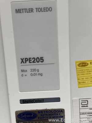 Balanza Mettler Toledo XPE205