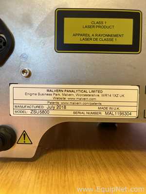 Dimensionador de Partículas Malvern Panalytical ZSU5800