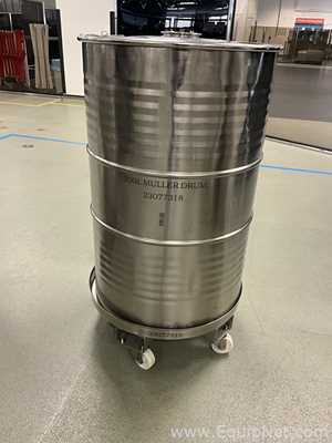 Tambor aço inox Muller 350 Litre.  400 Litros