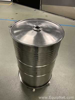 Tambor aço inox Muller 350 Litre.  400 Litros