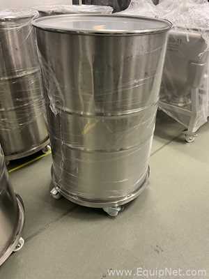 Tambor aço inox Muller 350 Litre.  400 Litros