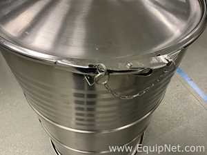 Tambor aço inox Muller 350 Litre.  400 Litros
