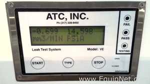 Lot of 2 ATC Micro-Flow Vacuum Pressure Leak Test Instruments