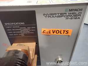 Miyachi IT-512A Inverter Weld Transformer with IS-217A Power Supply