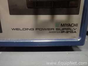 Miyachi IT-500B Inverter Weld Transformer With IP-215A Power Supply and MM-336A Weld Checker