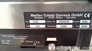Verificador de Peso Mettler Toledo Garvens GmbH S 40