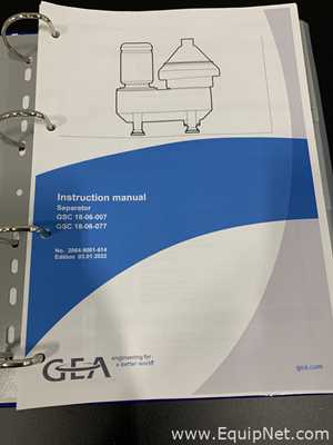 Separador GEA Westfalia Separator Group GmbH GSC-18-06-077