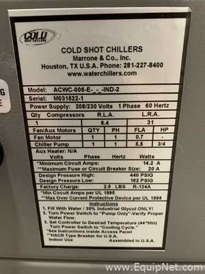 Resfriador Cold Shot Chillers ACWC-006-E