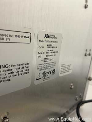 Applied Biosystems 7500 Fast Real Time PCR System